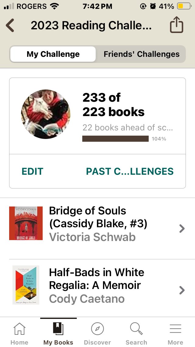 So I read some more books since I last posted at the end of Oct. 😉📚Exceeded my #goodreadschallenge with time & books to spare! #myeyespreferaudiobooks #accessiblebooks