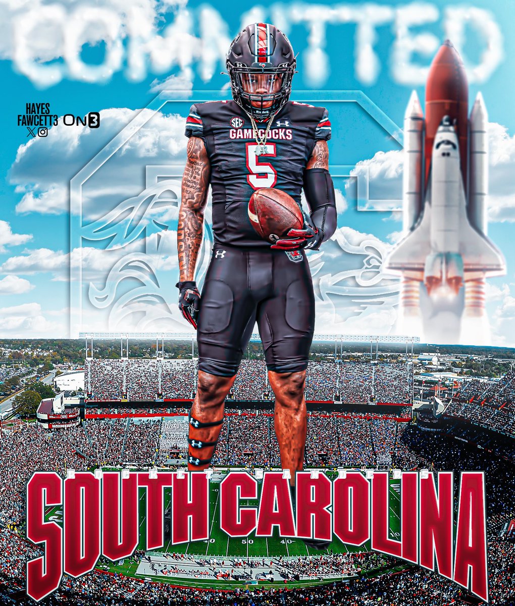 BREAKING: Former Arkansas RB Raheim “Rocket” Sanders has Officially Committed to South Carolina, he tells @on3sports

Rushed for 1,443 yards &amp; 10 TDs to go with 28 receptions for 271 yards &amp; 2 scores in 2022 

on3.com/college/south-…