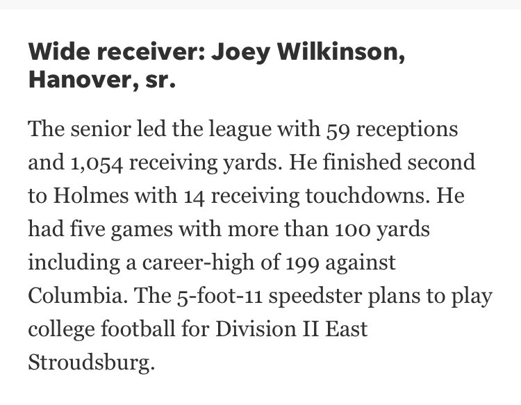 Excited to be named first team all star by <a href="/GameTimePA_SC/">GameTimePA-SC</a>