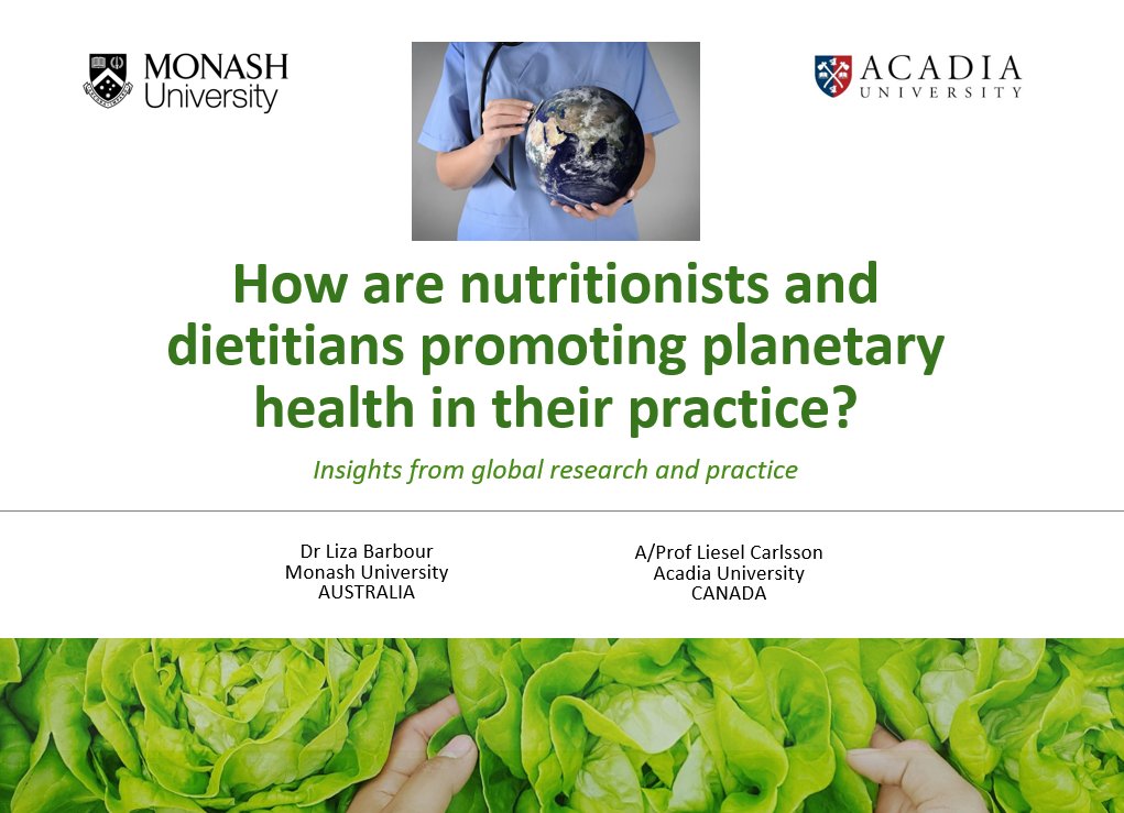 This week @MonashNutrition hosted A/Prof Carlsson from @AcadiaU (Nova Scotia, Canada) during her sabbatical. Liesel is an absolute powerhouse working at the intersection of nutrition, planetary health & education on a global scale. 👉icdasustainability.org