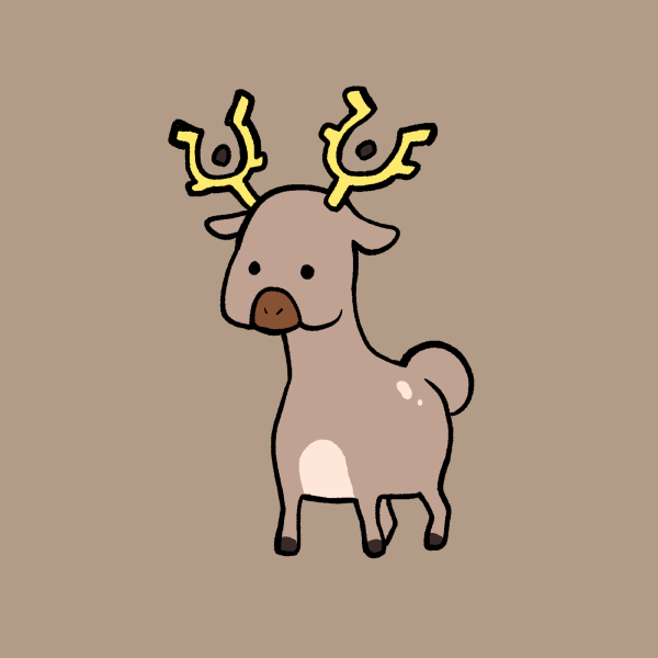 「鹿 シンプルな背景」のTwitter画像/イラスト(新着)