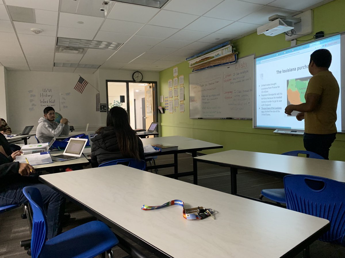 ACHS learns at night! Listening to presentations in US History from students who work by day and learn by night! # ACHSPride #Dedication #Hustle #Props