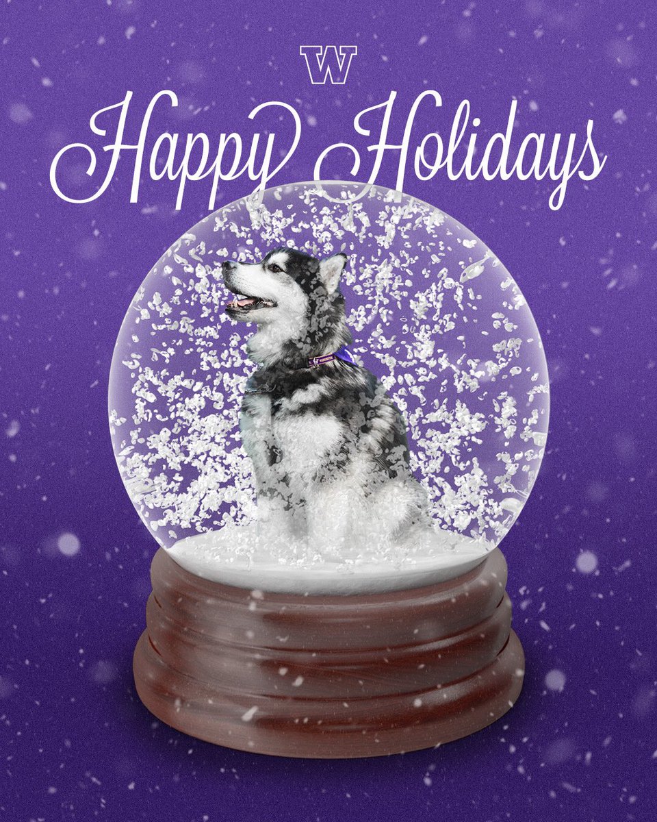 Happy Holidays, Husky Nation! ❄️