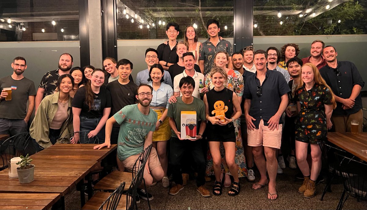 Payne Research Group (@payneresearch) on Twitter photo Thrilled to have celebrated our 2023 Payne Group Christmas last night, hosted by <a href="/Z_belinda/">Belinda Zhang</a> and <a href="/AnthonyAyoub00/">Anthony Ayoub</a>! What a night to remember - a pool/snooker/arcade party, trivia, bad santa, and an extra game of heads/tails (real or fake NMR acronym) 🥳🎉🎄 Thrilled to have celebrated our 2023 Payne Group Christmas last night, hosted by <a href="/Z_belinda/">Belinda Zhang</a> and <a href="/AnthonyAyoub00/">Anthony Ayoub</a>! What a night to remember - a pool/snooker/arcade party, trivia, bad santa, and an extra game of heads/tails (real or fake NMR acronym) 🥳🎉🎄