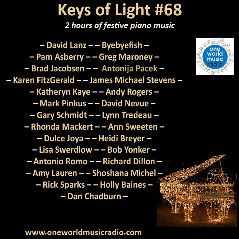 Thank you for including my music in episode 68 of Keys of Light, @OneWorldMusicEU !! Always an honor! 🙏🏼🎹💜.. mixcloud.com/OWM/keys-of-li… @aliefFineArts