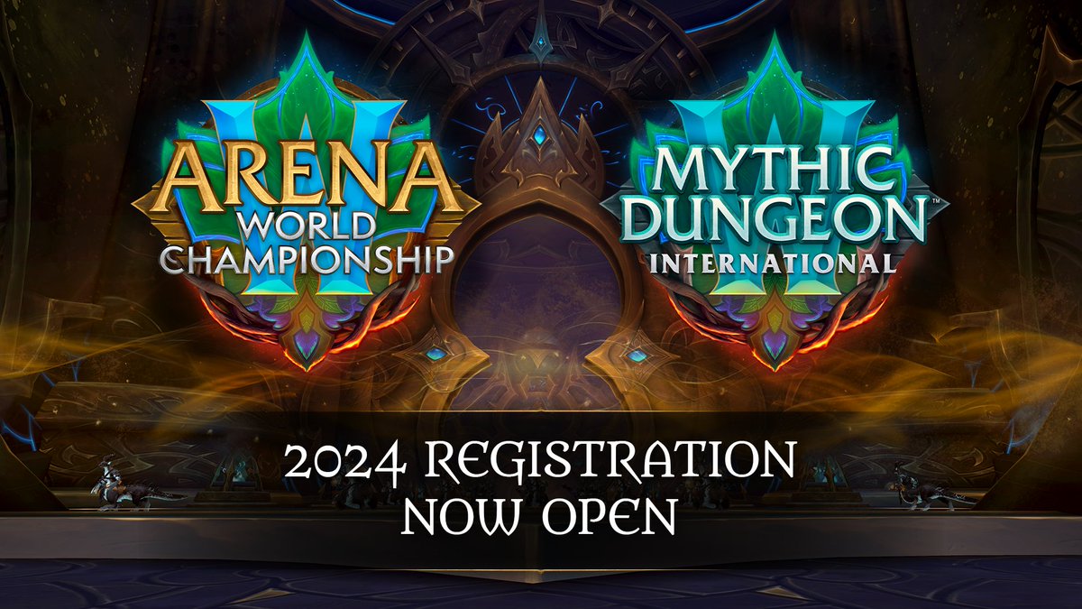 The AWC & MDI return in 2024 to crown a final Dragonflight Champion. ⚔️AWC Jan. 31 🔑MDI Feb. 16 📖Learn more & sign up today: blizz.ly/3iWy3v7