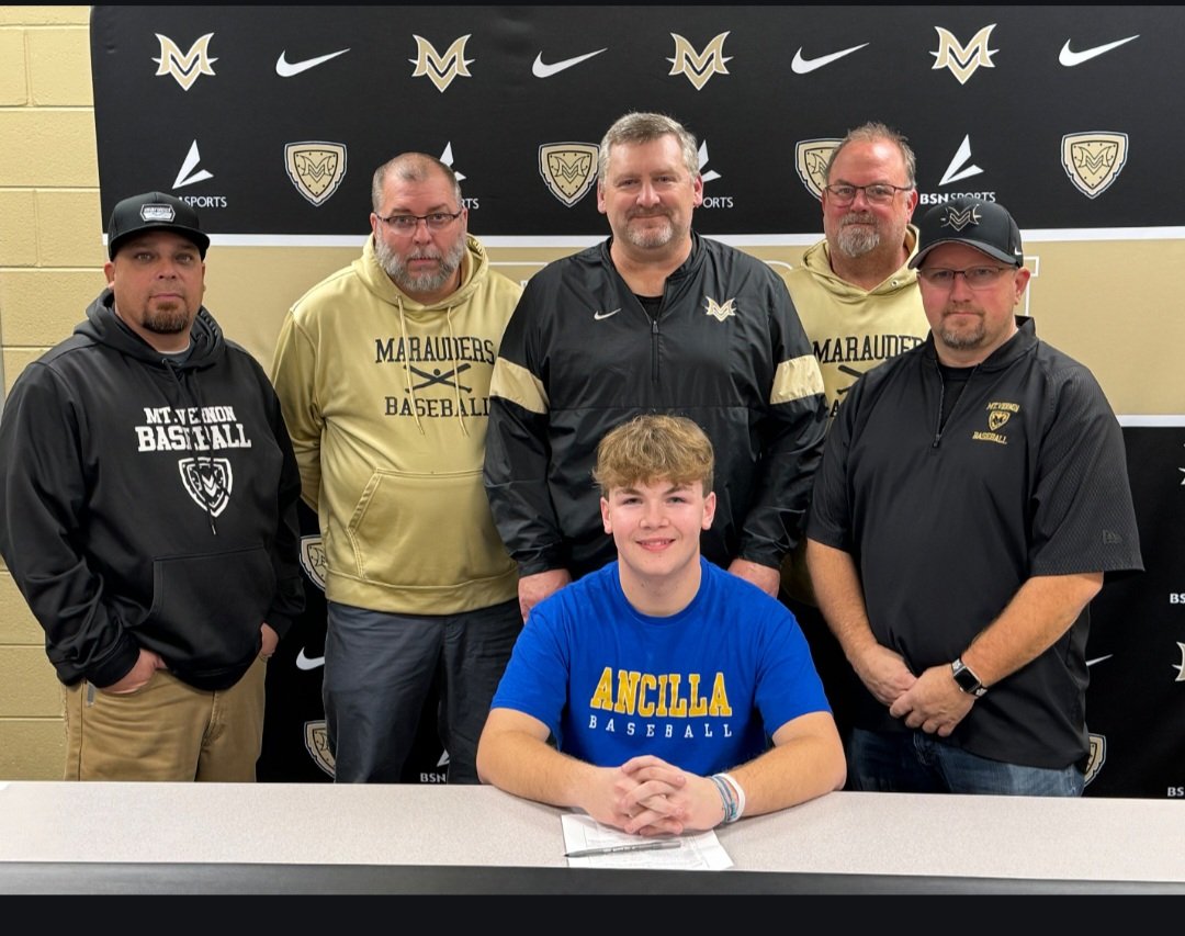 Congratulations to Caden Taylor on his commitment to continue his academic and baseball career at Ancilla College. @CadenHendricks