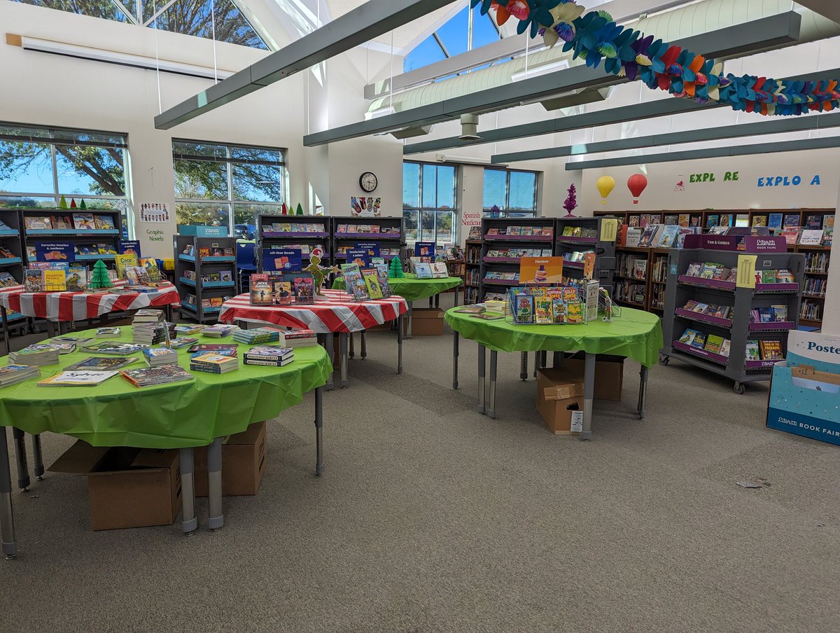 Anderson Elementary Library tweet media