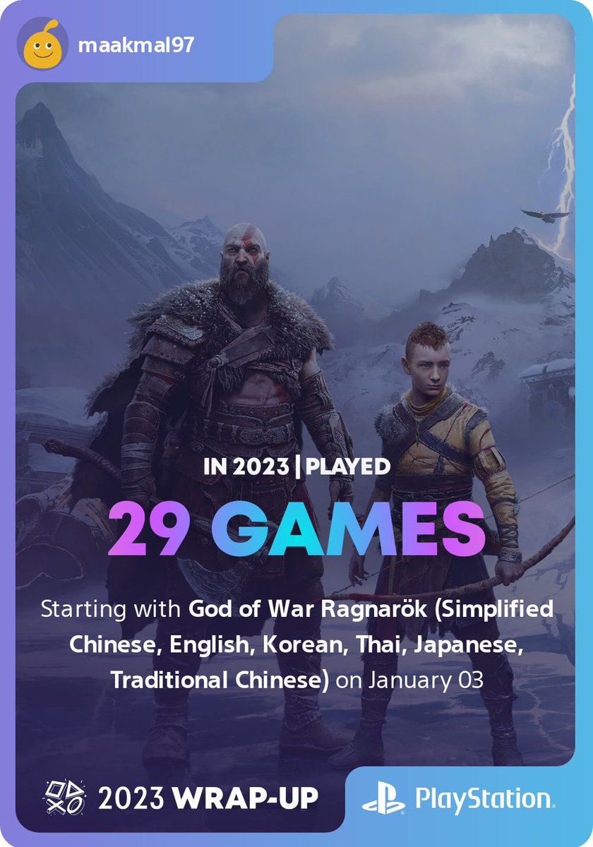 God of War Ragnarök (Simplified Chinese, English, Korean, Thai