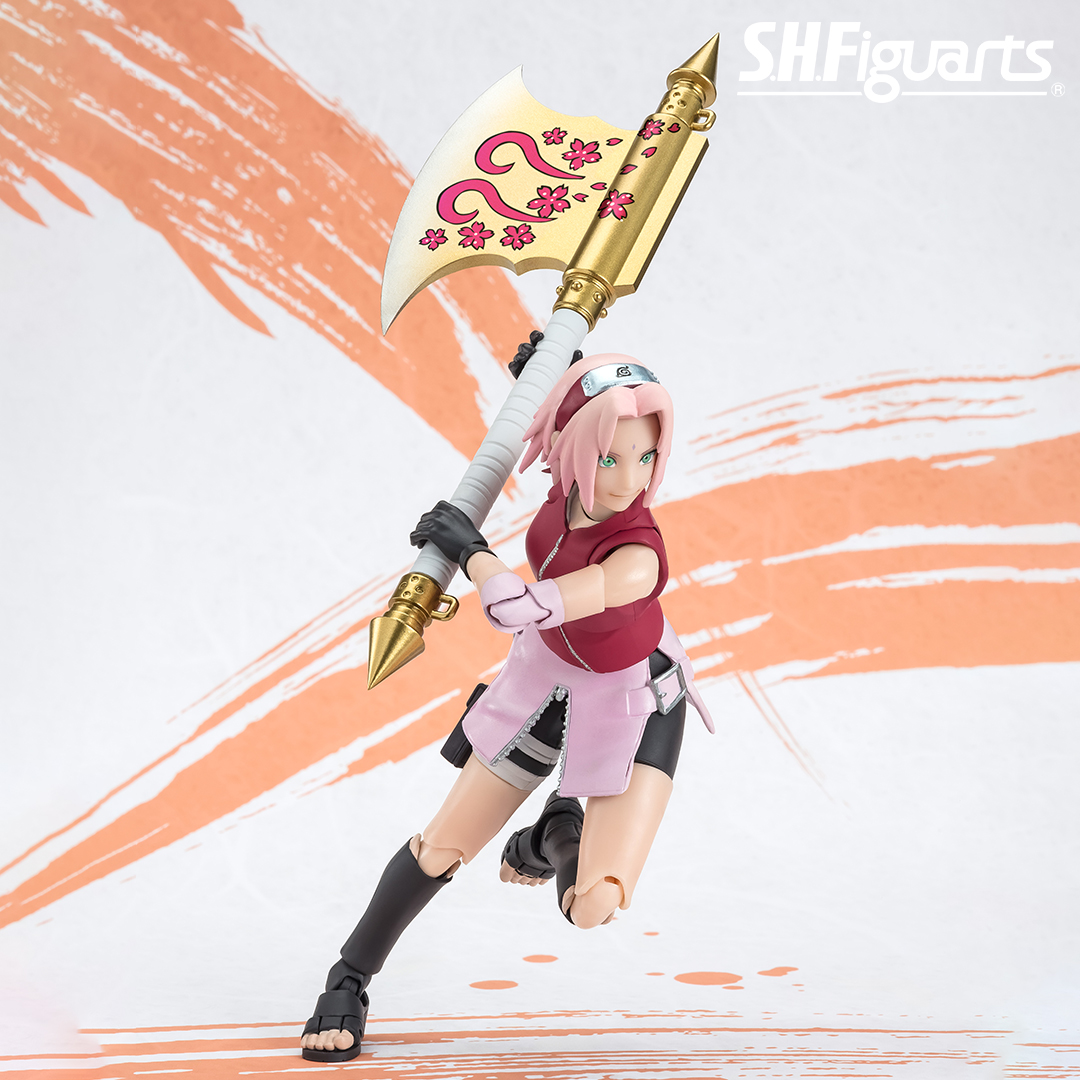 Tamashii Nations S.H.Figuarts Naruto NARUTOP99 Sakura Haruno, & Minato  Namikaze Figures