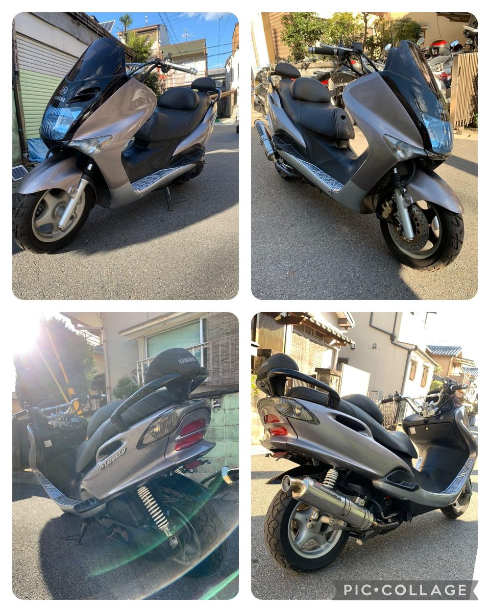 JqkY9's tweet photo. 低走行車両（19583キロ）
人気のマジェスティ125FI
純正鍵二本付き！
ヨシムラマフラー
アルミステップ
デイトナリアサスペンション
BLR i-con MINI （インジェクションコントローラー）
社外グリップ
LEDヘッドライト
LEDウィンカー球前後
テールLED
フェンダーレス
ハンドルポストメッキ https://t.co/hkZ0iA7DtB