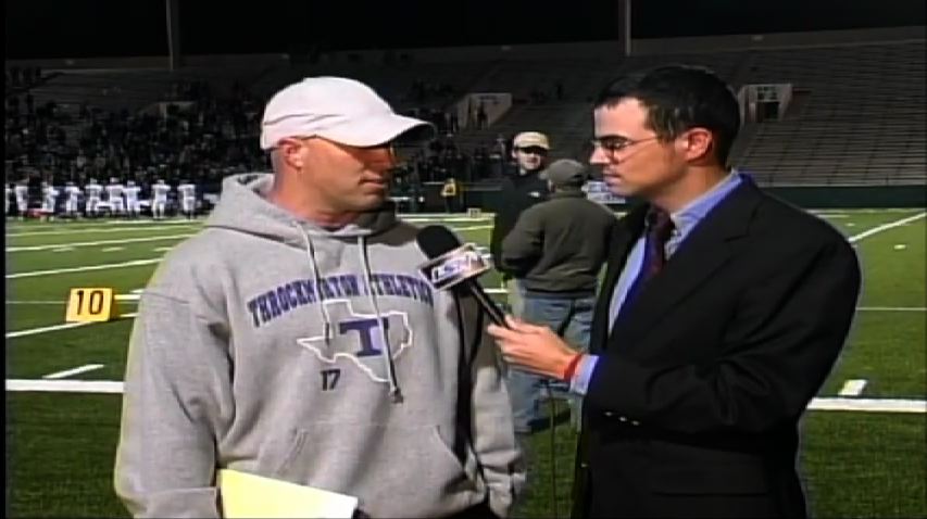 Congrats to my long time friend Mike Reed on winning his 3rd 6 man title today when Gordon beat Westbrook.  I broadcasted his 2 titles at Throckmorton back when we both didnt have any grey hair.  Some once thought he'd never win a title after losing 3 times.  Now he's a 3-time