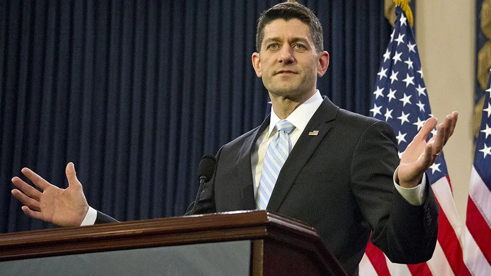 Paul Ryan, who was just seen with House Speaker Mike Johnson says he WILL NOT ATTEND Republican National Convention if Trump is the nominee.. ANYONE HAVE A MESSAGE FOR PAUL?