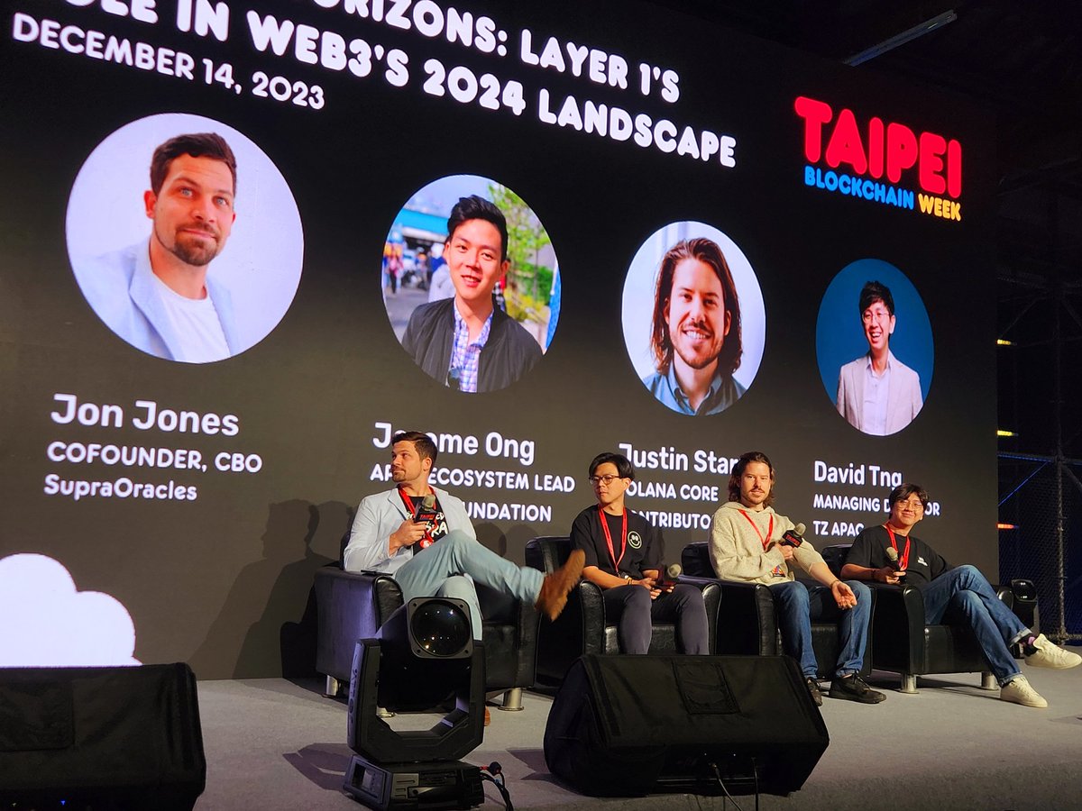 Kicking off @TaipeiWeek with @TzApac

#TBW2023 #Tezos