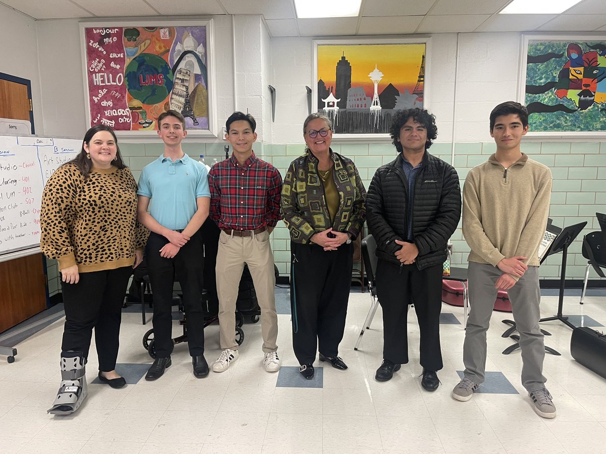 WPHS Orchestra (@westpoorchestra) on Twitter photo Great night playing holiday tunes for the school board swearing in ceremony reception. Bonus, these seniors got to chat with <a href="/FCPSSupt/">fcpssupt</a> <a href="/FCPSfinearts/">FCPS Fine Arts</a> <a href="/theWPboard/">West Potomac HS (we/they/them)</a> <a href="/RollwithWestPo/">WPStudentActivities</a> Great night playing holiday tunes for the school board swearing in ceremony reception. Bonus, these seniors got to chat with <a href="/FCPSSupt/">fcpssupt</a> <a href="/FCPSfinearts/">FCPS Fine Arts</a> <a href="/theWPboard/">West Potomac HS (we/they/them)</a> <a href="/RollwithWestPo/">WPStudentActivities</a>