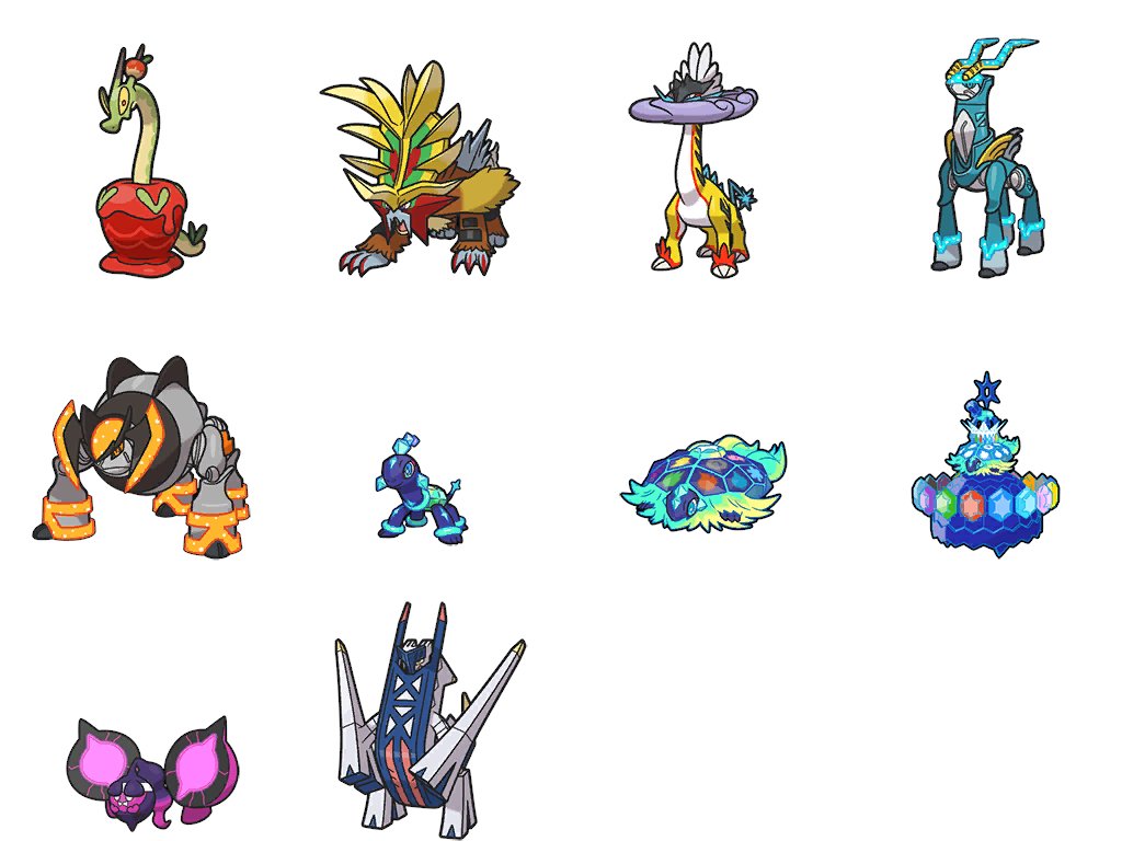 New and returning Pokémon menu sprites for Indigo Disk New only in the second image