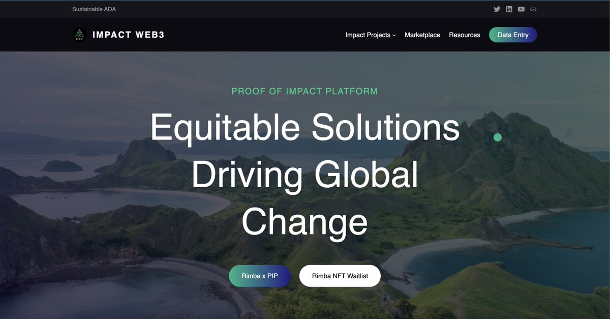 📣 Check Out Our New Site!!  

✨ Impact Web3 - Equitable Solutions Driving Global Change  

This is Just the Beginning 🎇

🔗impactweb3.com

#ImpactWeb3 #Cardano #CardanoForGood #Blockchain4Good #NGOs #ImpactMeasurement