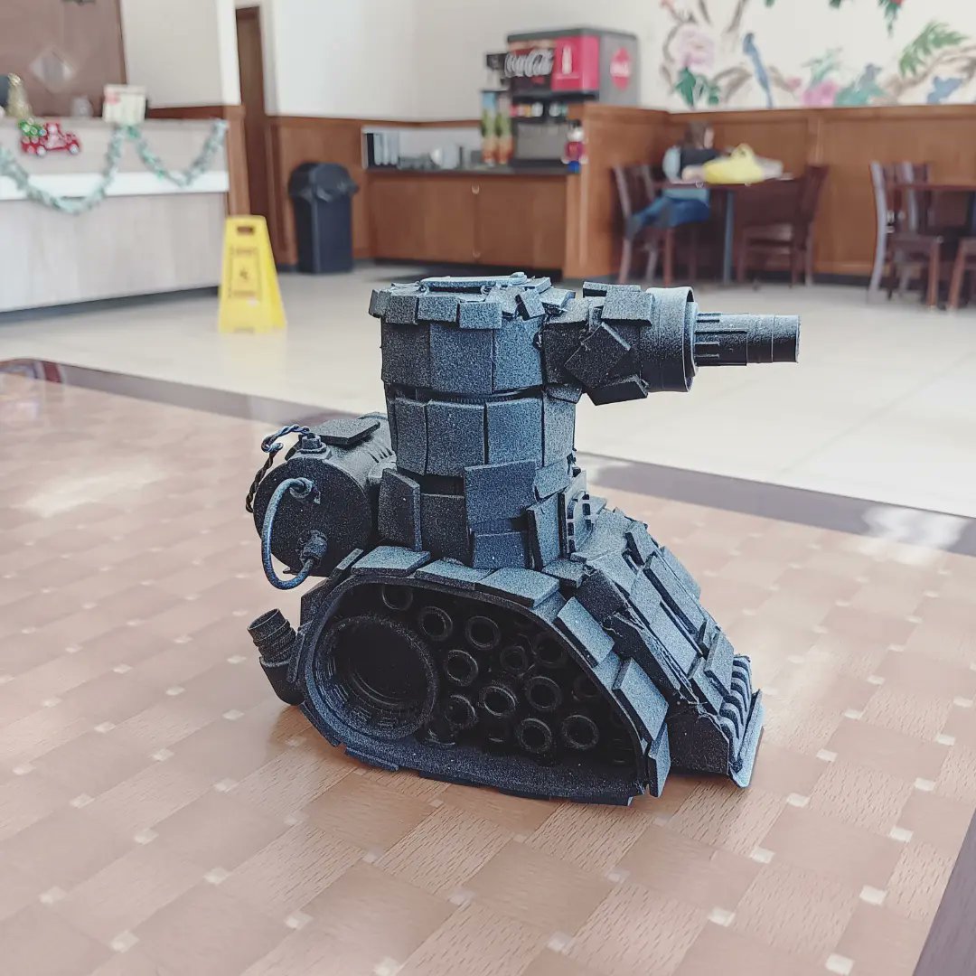 Saltly_Sculpts's tweet image. New design. #tonks #scratchbuild #miniature