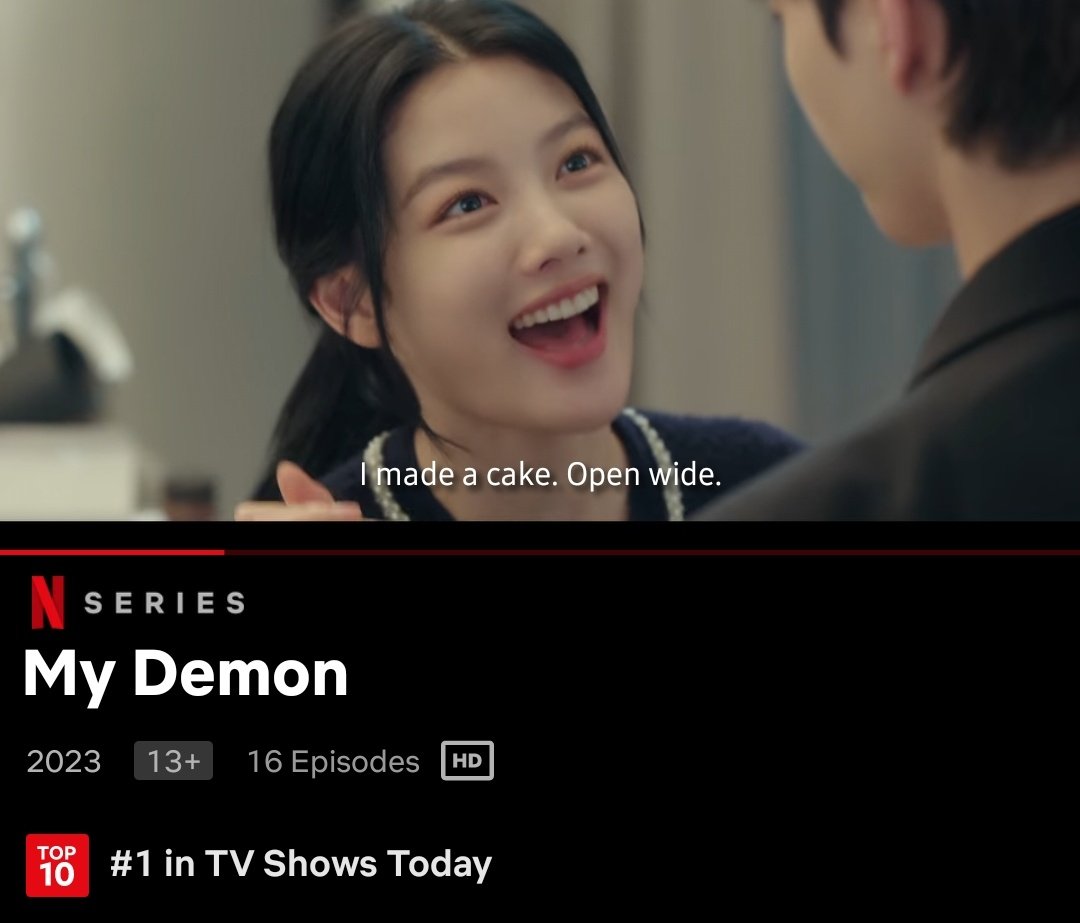 LoveAmazingLee's tweet image. ' My Demon' continues to dominate & remains top 1 in #NetflixPH 
#mydemon #kimyoojung #songkang