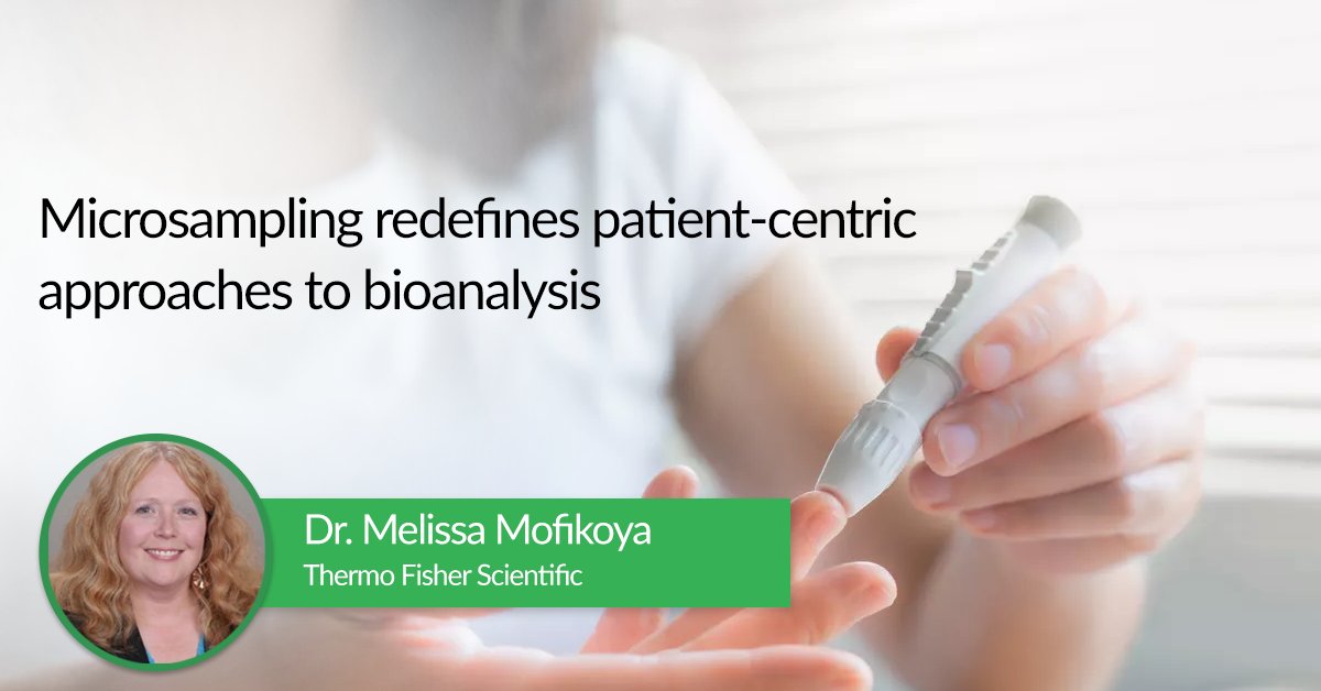 SelectScience's tweet image. What are the benefits of implementing #microsampling in #bioanalytical testing? 

Learn how easy access to microsampling techniques helps PPD Laboratory services cater to the ever-changing demands of clients and patients. 
selectscience.net/editorial-arti…