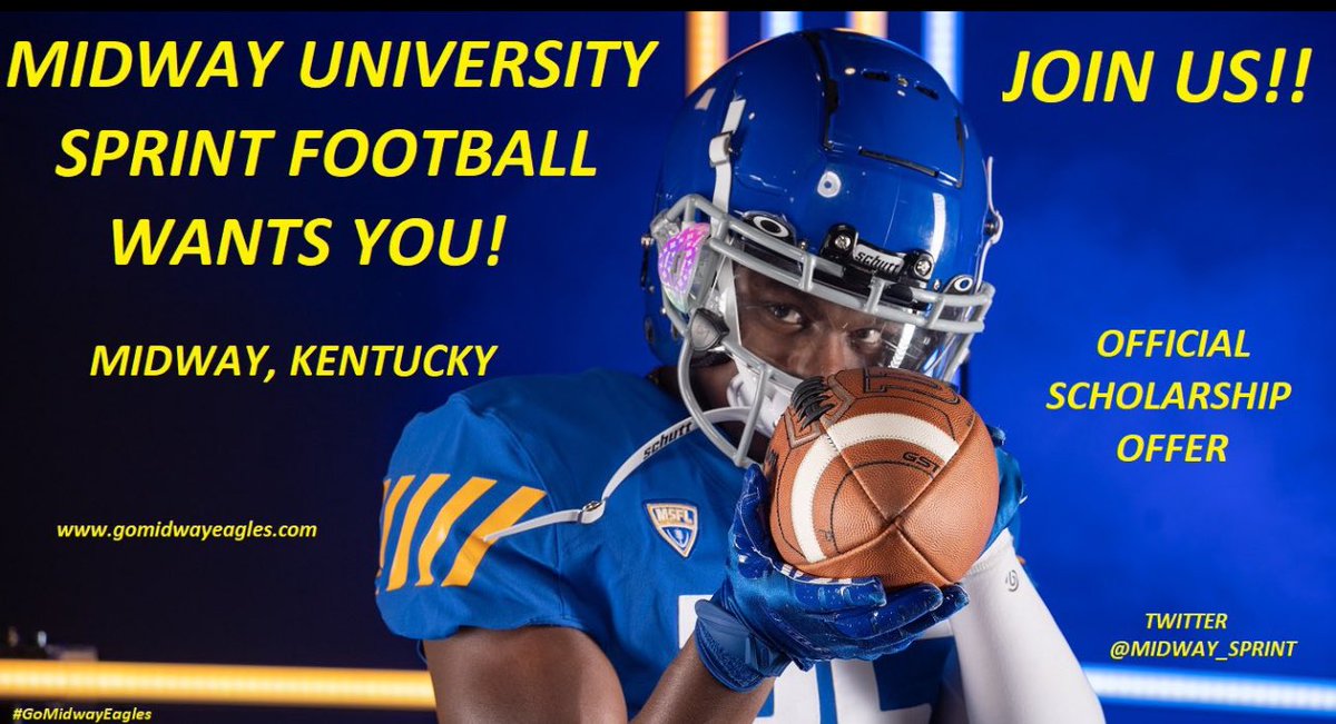 Blessed to receive my 2nd offer from Midway University! Thank you <a href="/Kraekelso/">Krae Kelso</a> and  @Chase_b55 for  the opportunity ‼️#FlyEagles #Sprint #Midway