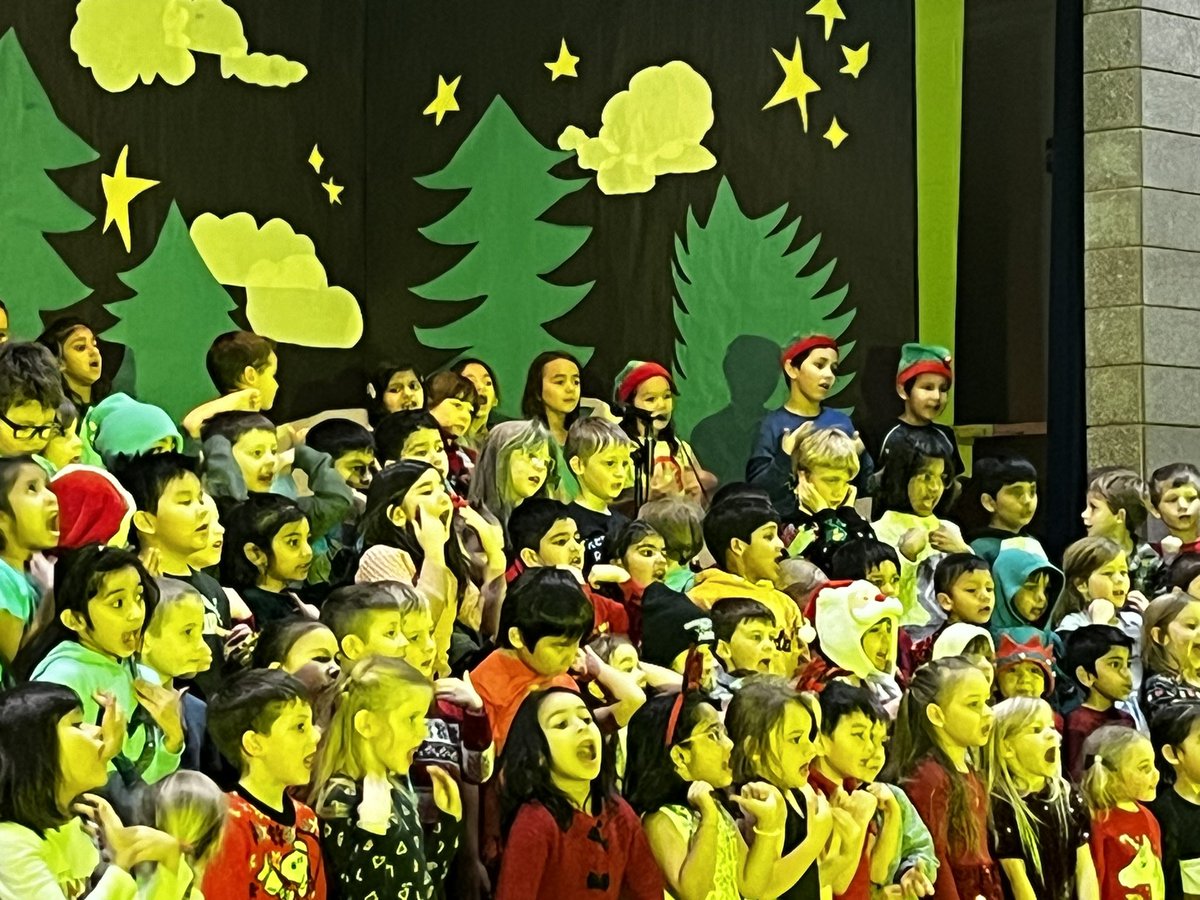 NPWschool's tweet image. Our Kindergarten to Grade Two classes brought the house down with “The Littlest Christmas Tree!” Talk about cuteness overload 🎅🏼🎄🎶 #spslearn @NPWschool @StoonPubSchools