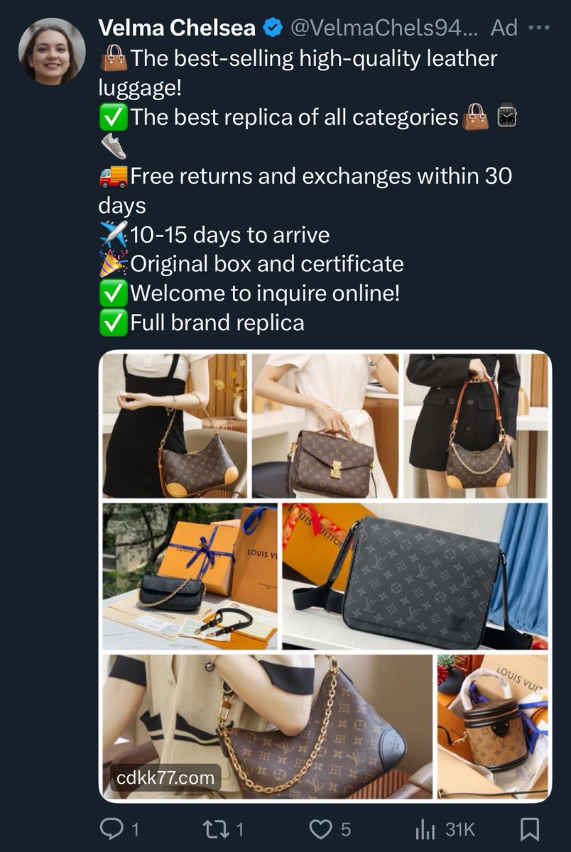 I’m old enough to remember when the actual brands this counterfeiter is ripping off advertised on this site.