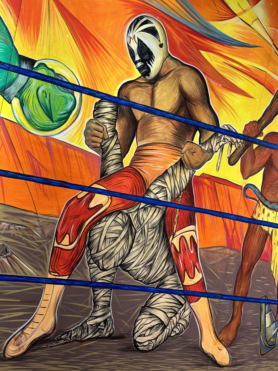 Arena Mexico murals