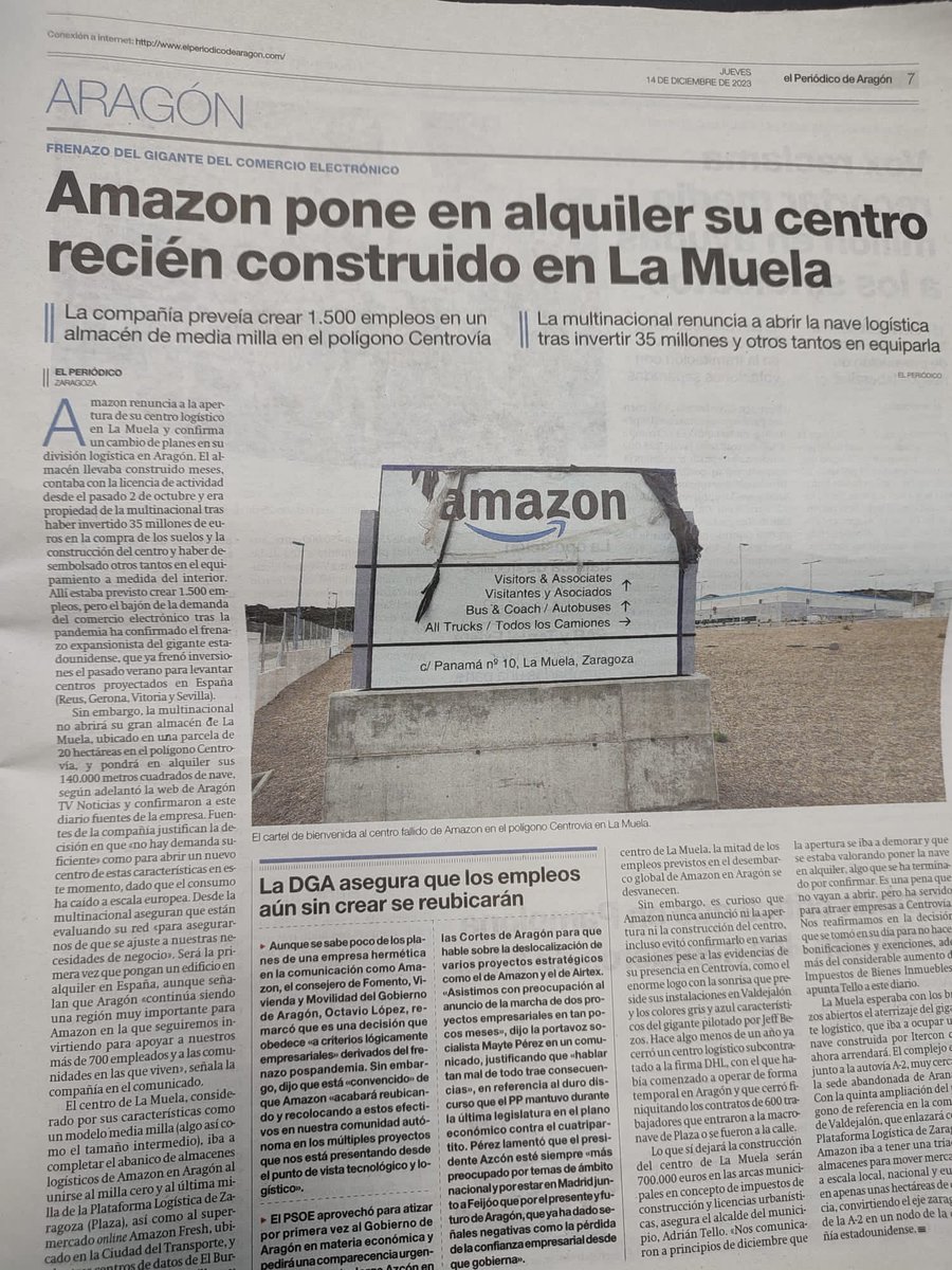 Comité El Periódico de Aragón tweet media