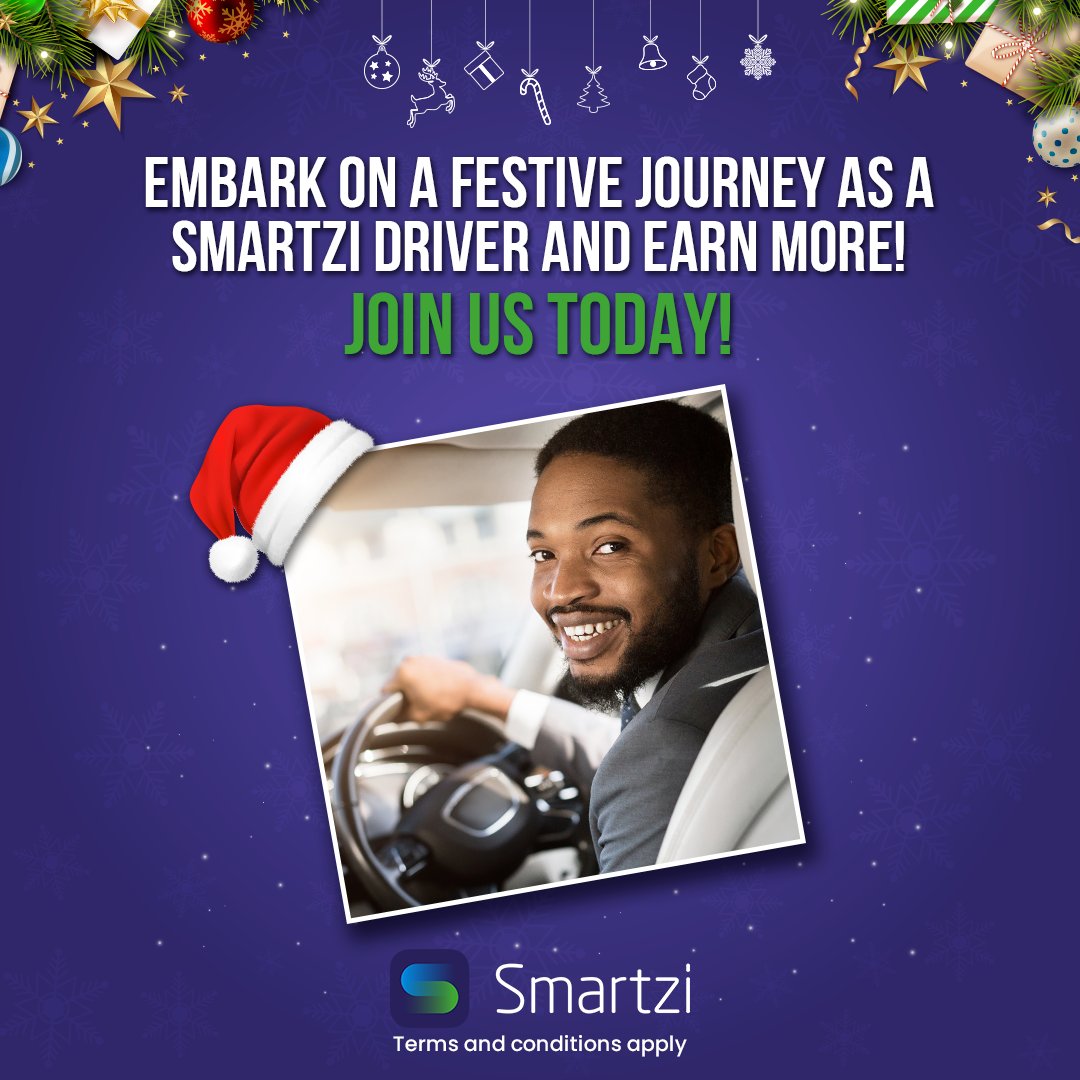 Earn more with Smartzi this Christmas season. Sign-up to explore the perks, the joy, and the festive spirit that comes with being a part of our driver community. #ridehailing #kent