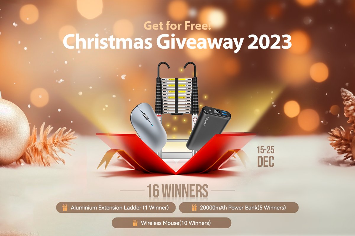 TECKNET (@tecknetofficial) on Twitter photo TECKNET Christmas Giveaway!🎅
Open to UK/US/EU
1. Follow us
2. Share #christmasdecor with us
3. Like, RT & Comment using #TECKNET #Christmas #Giveaway  
💥BONUS Entries💥
bit.ly/3t7gMou
#Christmasgifts #Christmas2023 #ChristmasTree #ChristmasMusic #ChristmasJumperDay TECKNET Christmas Giveaway!🎅
Open to UK/US/EU
1. Follow us
2. Share #christmasdecor with us
3. Like, RT & Comment using #TECKNET #Christmas #Giveaway  
💥BONUS Entries💥
bit.ly/3t7gMou
#Christmasgifts #Christmas2023 #ChristmasTree #ChristmasMusic #ChristmasJumperDay