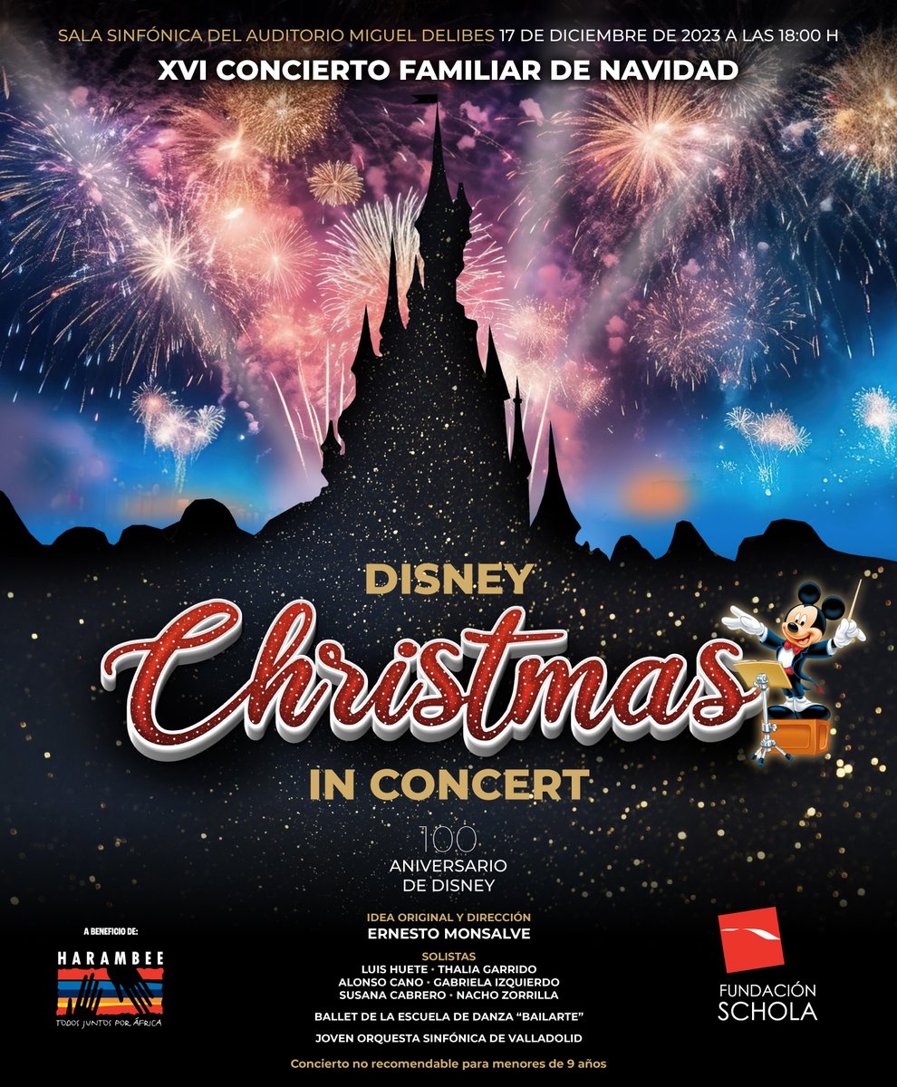 oferplan_nc's tweet photo. Vive este concierto homenaje a la música de las mejores películas Disney. El domingo 17 de diciembre a las 18:00 h. en el Centro Cultural Miguel Delibes. ¡SOLO 16 ENTRADAS!

https://t.co/LKJCIgs1sm https://t.co/tD4mXBFncm
