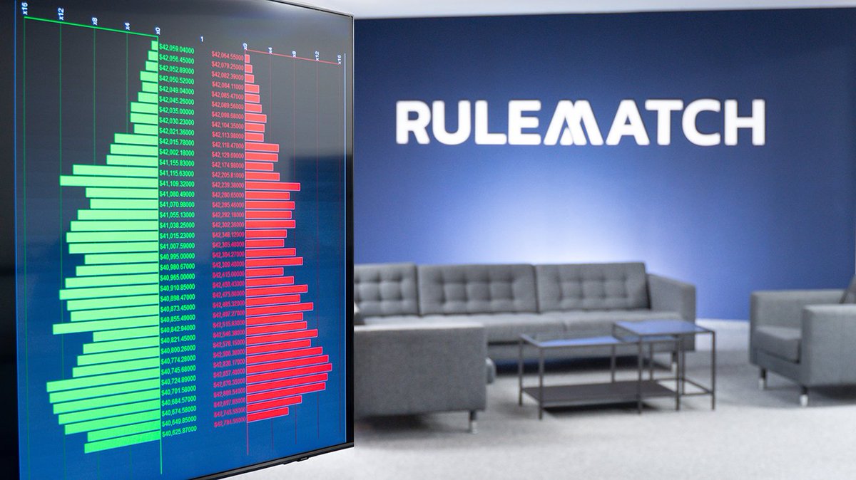 RULEMATCH has launched.

RULEMATCH  participants - banks and securities firms active in the #crypto market  - are now trading BTC/ETH vs USD at execution speeds as low as 30  microseconds.

Read the news:

rulematch.com/insight/interb…

#bitcoin #Ethereum