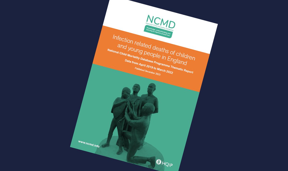 NEW REPORT>> Our latest thematic report uses our unique data to shine a light on deaths related to infection among children and young people in England. Read it here: ncmd.info/publications/c…