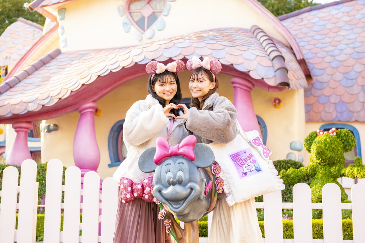 フリルのついたトートバッグ！ 東京ディズニーランド「ディズニー