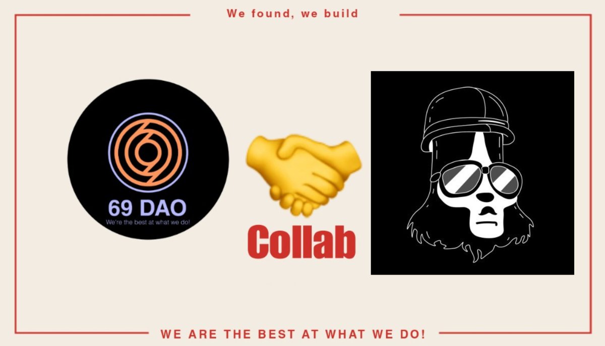 the69dao's tweet photo. 69 DAO was Collab 🤝 @bozollamas 
we are giveaway wl spots in our
Discord
-Follow me and @bozollamas 
-Comment only "69"
-Join our discord 👇
-https://t.co/iwc87aKIv6 https://t.co/I2rJyI5qyr