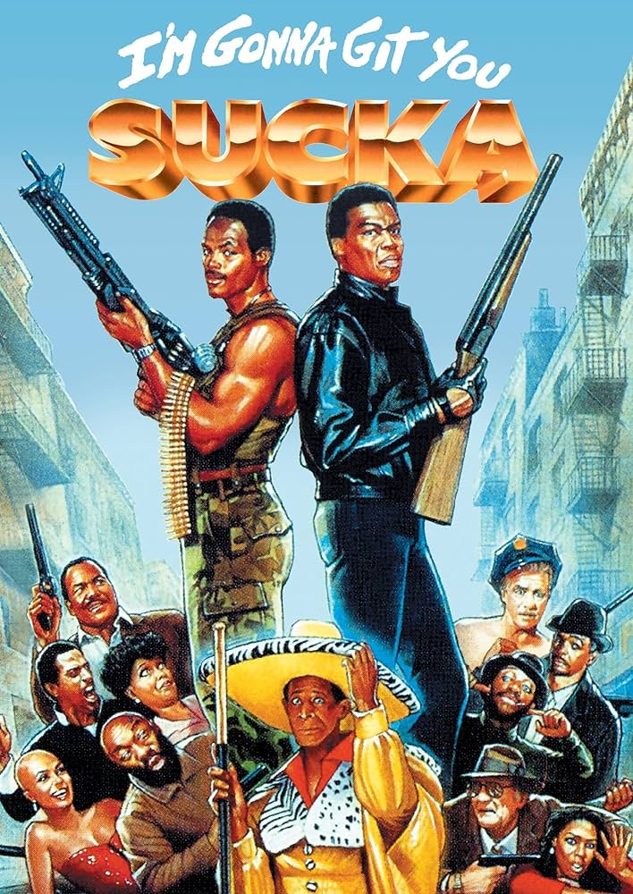 Happy 35th Anniversary to the film 'I'm Gonna Git You Sucka' (December 14, 1988) #35Years #80sMovies #80s #ImGonnaGitYouSucka #KeenanIvoryWayans #BernieCasey #AntonioFargas #IsaacHayes #JimBrown #JanetDubois