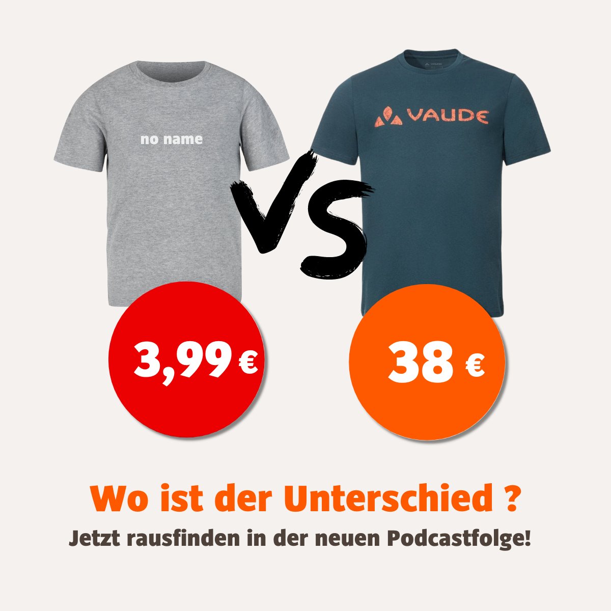 3,99 Euro für ein #Billigshirt? Oder 38 Euro für #nachhaltigeKleidung? Wo liegt der Unterschied? Über #WahrePreise diskutiert Kerstin in unserer neuen #vaude #Podcast Folge mit Jan Lorch, Geschäftsleiter CSR &amp; Vertrieb bei VAUDE. Hört rein!
🎧 vde.me/7WM
