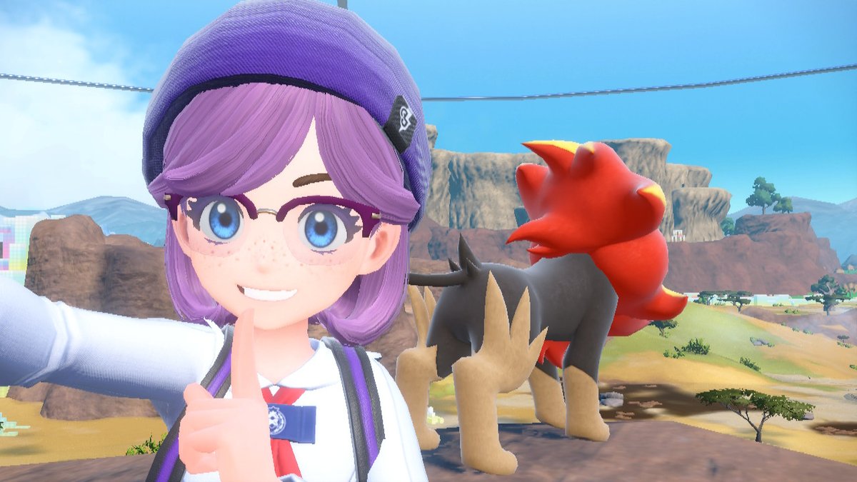 Lavisa01's tweet photo. whoops got too close and ended up dethroning the king. new king heckin' seep tho. #PokemonScarletViolet #NintendoSwitch https://t.co/81y2qfzZCV