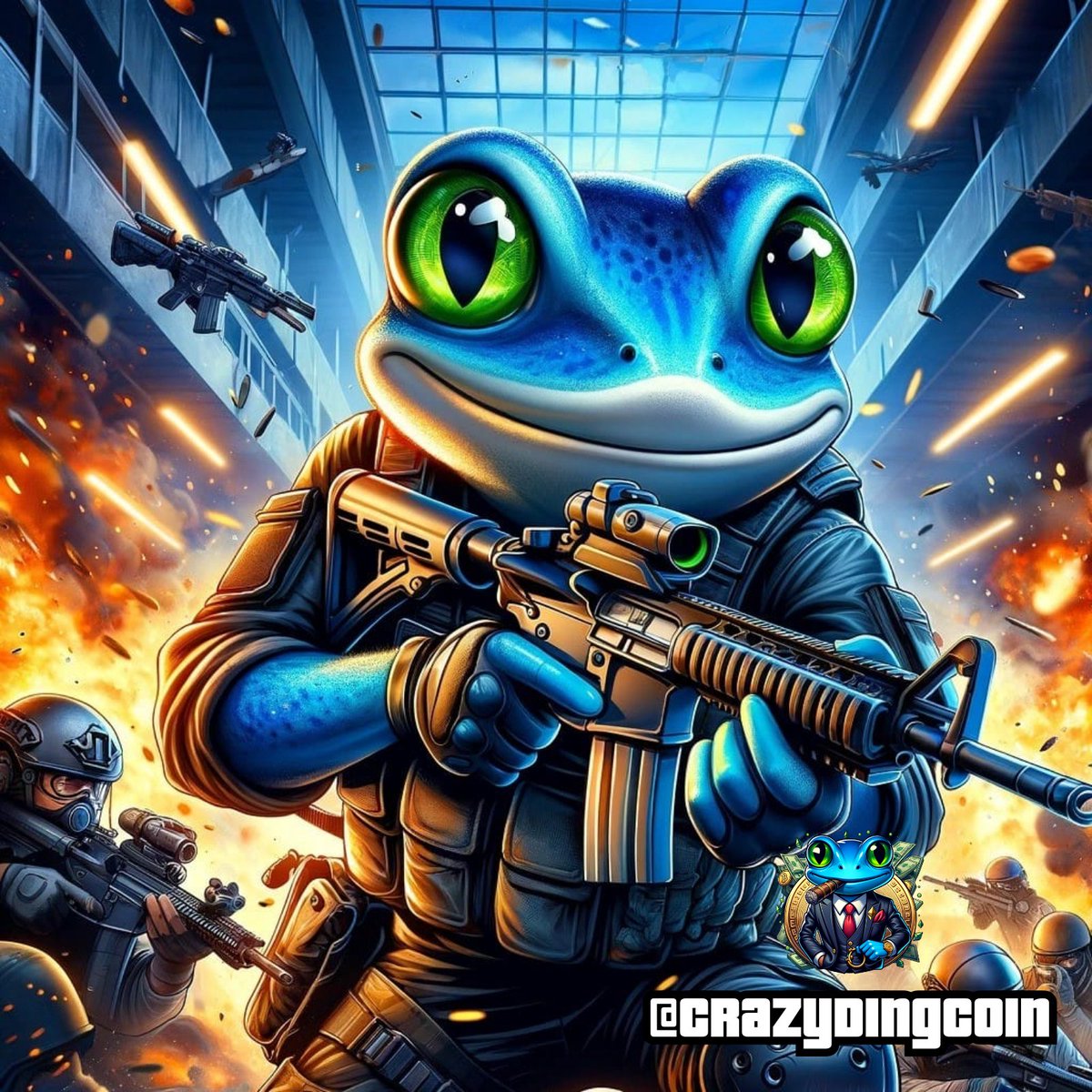 Good mor $DING $DING 🔥

Today's theme is: Gun 🔫

Create your own Dingger using DALL•E for free! 

Prompt &amp; tutorial available on our website: Dinggers' Headquarters -> Create Your Own Dingger

Share your creation with us in the comments 👇

#memecoin #X100GEM