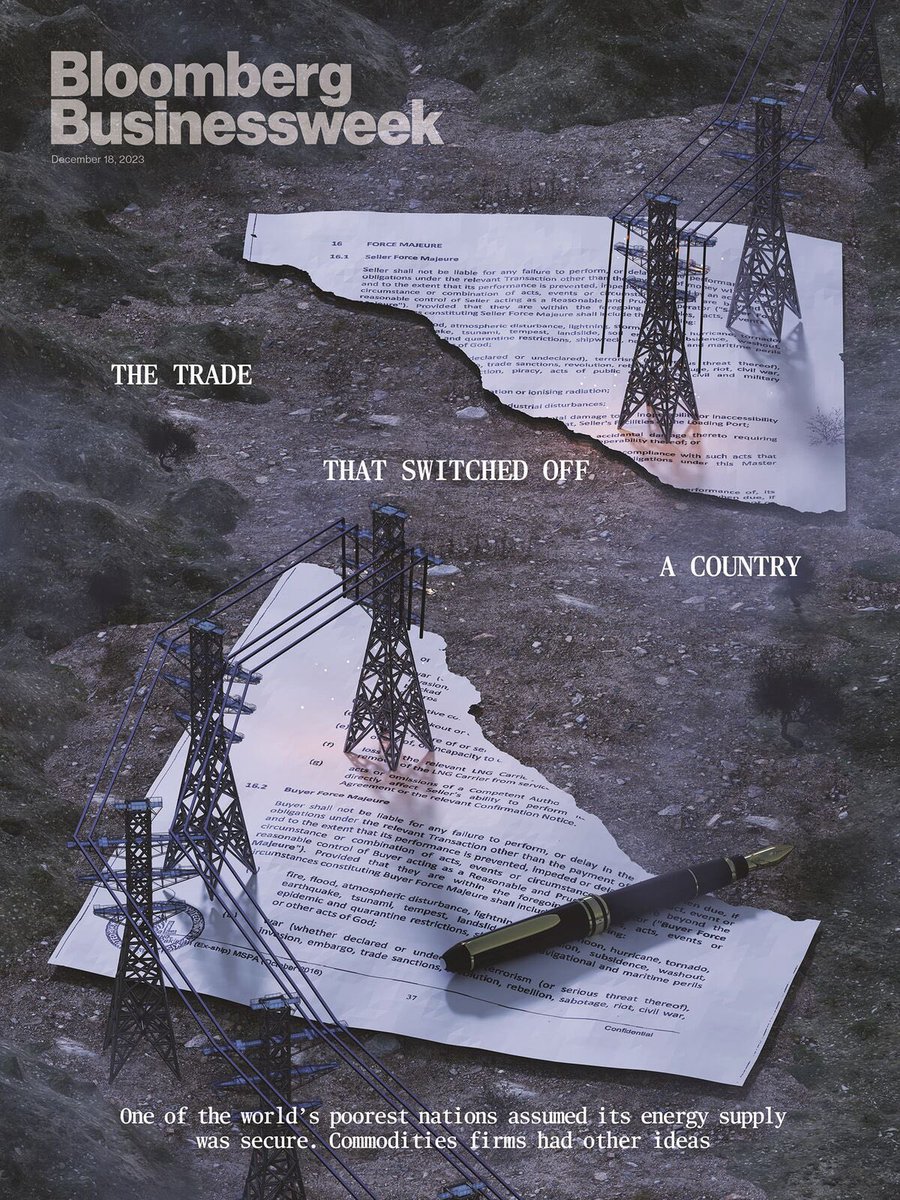 Bloomberg Businessweek cover story is how LNG traders left Pakistan in the cold 

LNG that would otherwise have been sent to Pakistan began going to richer countries

This is an example how traders can profit at the expense of some

Big investigation with <a href="/SStapczynski/">Stephen Stapczynski</a> 🧵1/6