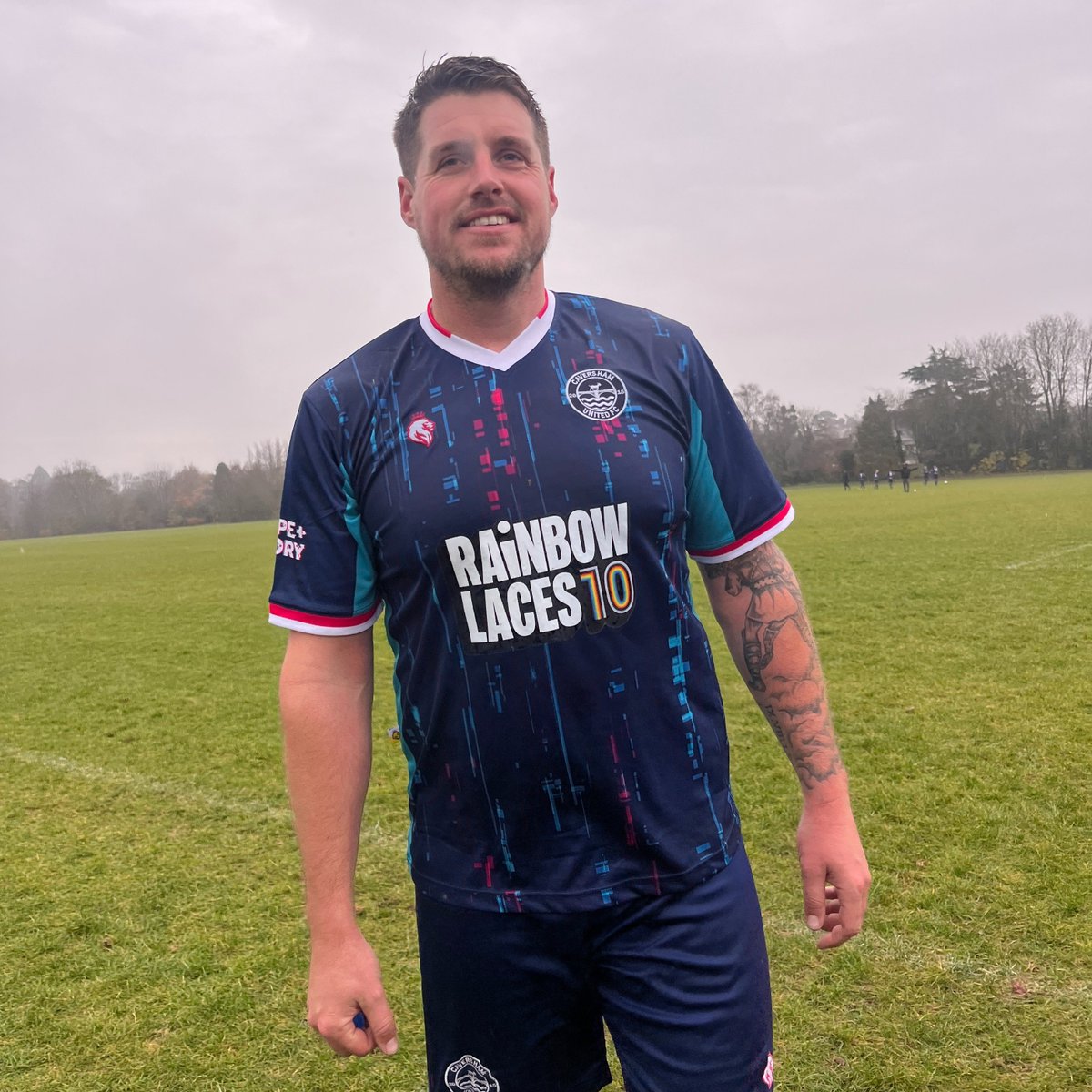 The @stonewalluk iron-on Rainbow Laces vinyls in action 🎬 We've loved seeing our grassroots football clubs showing their support at recent match days 🌈 📸 @brightonseagals, @NewcPanthers & @CavershamUnited