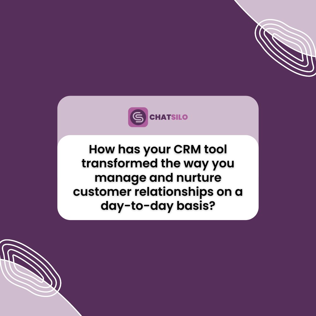 Share your stories of customer relationship management, and let's dive into the world of CRM wonders together! 💬🌟 

#CRM #CustomerConnection