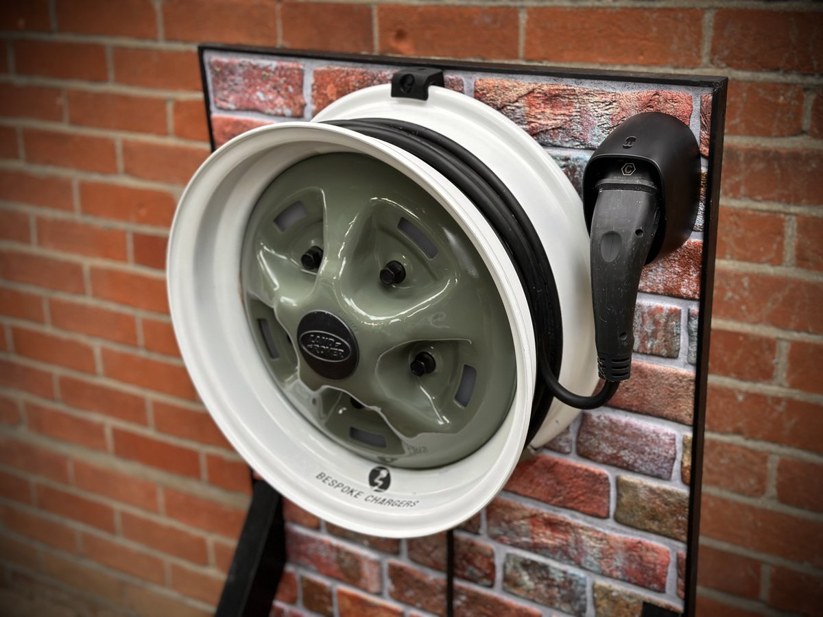 Placing an order for the new Range Rover Electric? Why not treat yourself to a <a href="/BespokeChargers/">Bespoke Chargers</a> with a classic Range Rover wheel? 😁👍