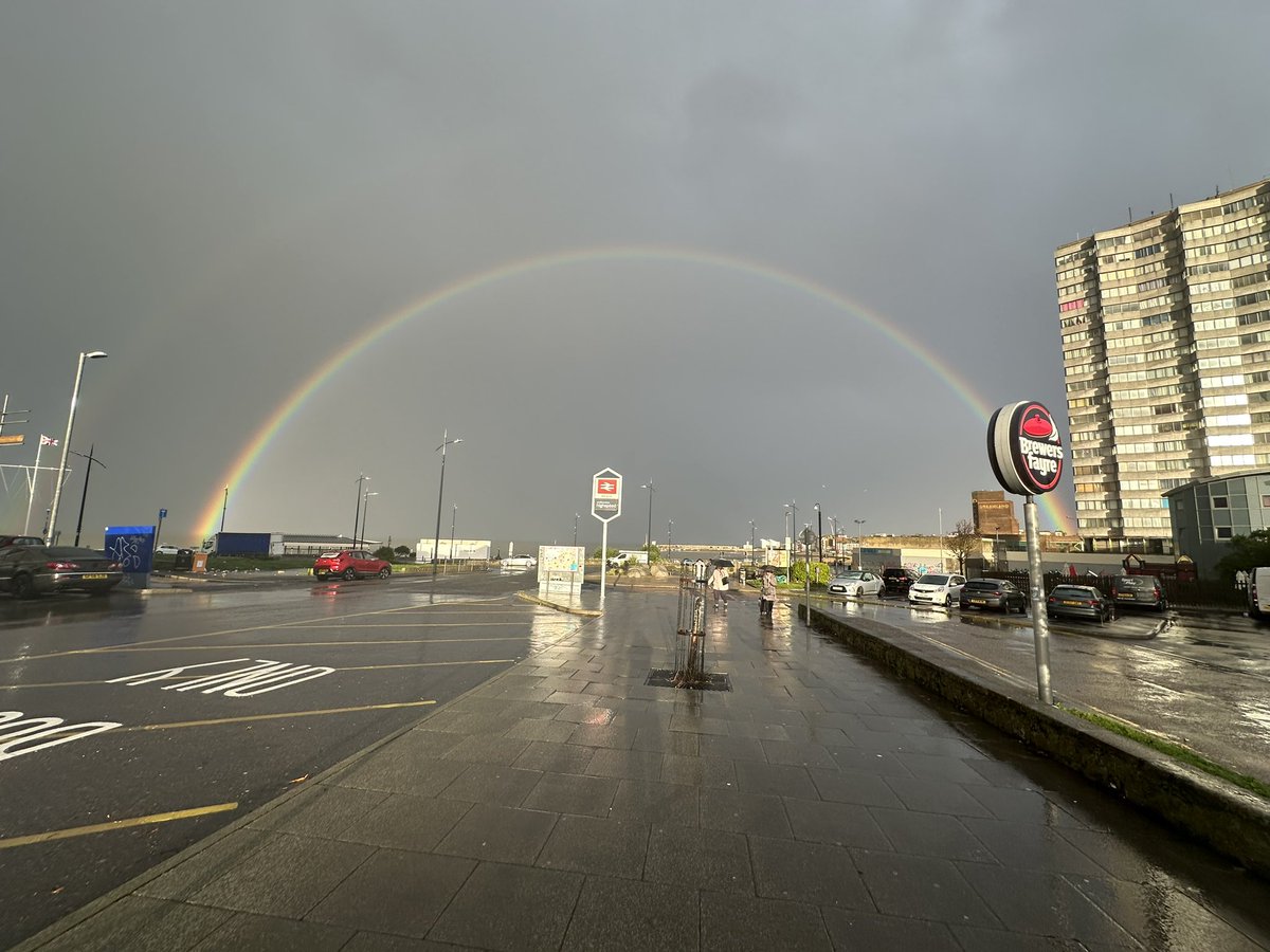 A Perfect Rainbow Across Margate 🌈