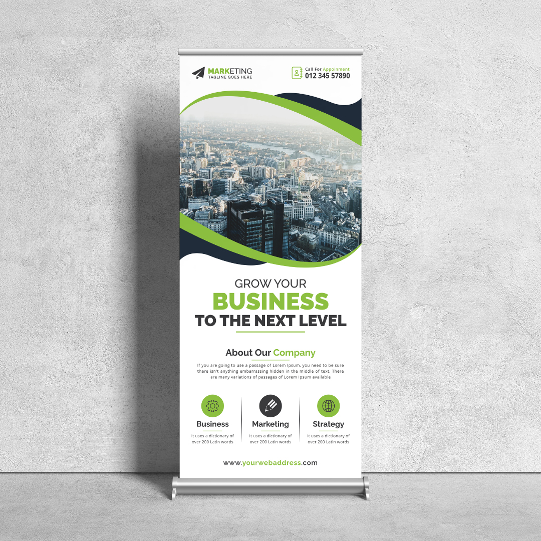 GraphicsBurg's tweet photo. CORPORATE ROLL UP BANNER DESIGN

FOR PLACE an ORDER, Click Here: https://t.co/S0WlcsMful

Visit My Behance Portfolio: https://t.co/DbdARbntR8

#rollup #rollupbanner #banner #corporate #standee #business #retractablebanner  #pullupbanner #modern #professional #event #custom https://t.co/mg4cpOxKO3