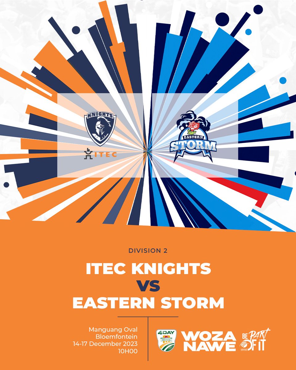 CSA 4 Day Series Div 2

 Knights 🆚 Eastern Storm

🏏pitchvision.com/#/pvm/156767
🎥youtube.com/watch?v=HZugjF…

#WozaNawe #BePartOfIt