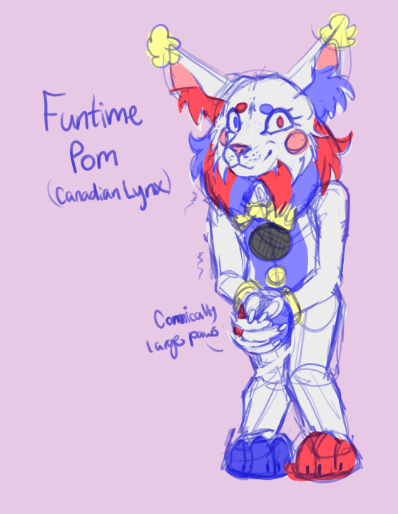 UrsaMinorArts's tweet photo. As soon as I got my stylus again I had to sketch an idea. Snatch clown lady and shove her into the polar circus

You think her consciousness being transferred from a game to a robot designed to kill kids is going to be any easier? https://t.co/l63jSmNDIy