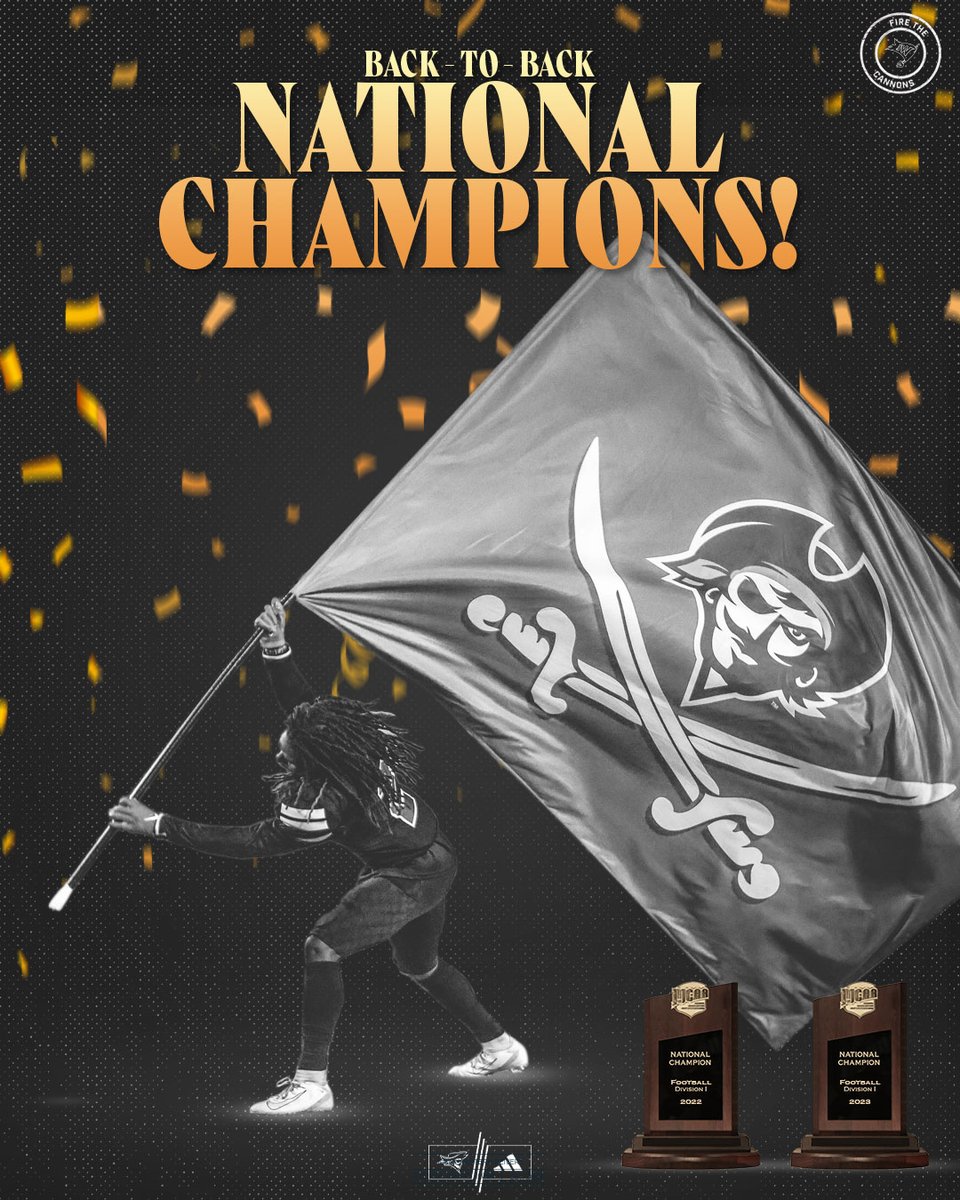 🏴‍☠️🏆 BACK-TO-BACK 🏆🏴‍☠️

For the third time in school history <a href="/ReiverFootball/">IWCC Reiver Football</a> are National Champions!

#SailsUP | #ChampionsPlayInReiverCountry