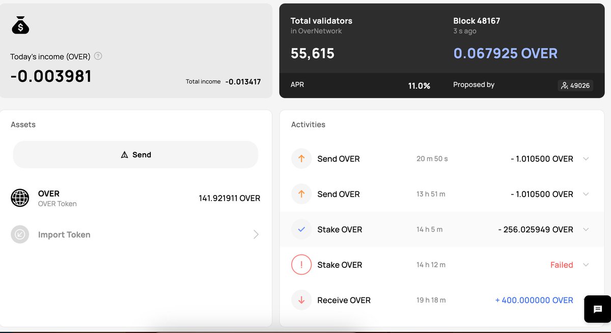 vowillhq's tweet photo. Still sending out Over  follow and drop your address on comment #OverProtocol #testnest #lightnodes https://t.co/4q00q0vN5z